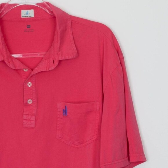 Johnnie‎ O Mens Hangin Out Pullover Polo Shirt Size XXL Short Sleeve Golf Preppy - Picture 2 of 8